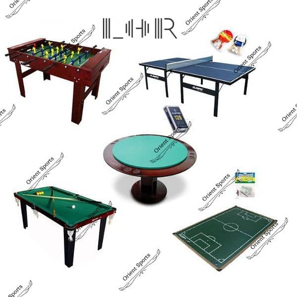 table tennis / foosball table/ snooker/ carrumbord 13
