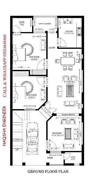 house map / architect / interior design/ نقشہ نویس 4