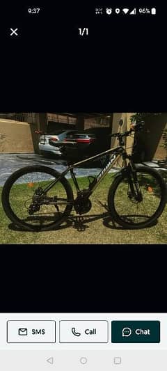 Bicycle with excellent condition/almost New