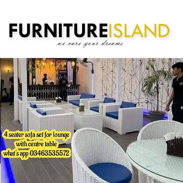 Outdoor Indoor Garden rattan furniture wholesale hotels restaurant 1