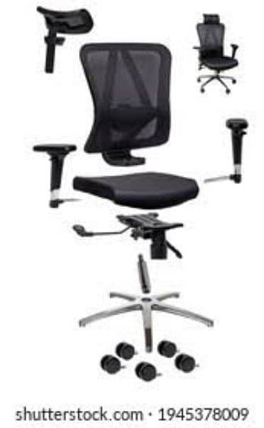 All office chairs part available and repair 0