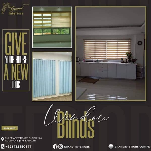 window blinds curtains horizontal wooden chicks blinds Grand interiors 0