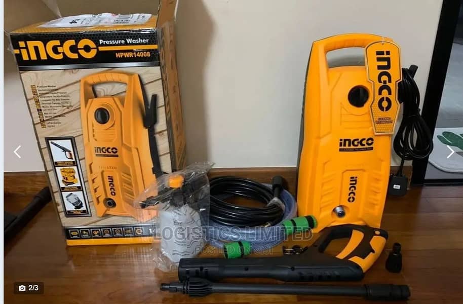 INGCO Brand Industrial High Pressure Washer Machine - 130 Bar 1