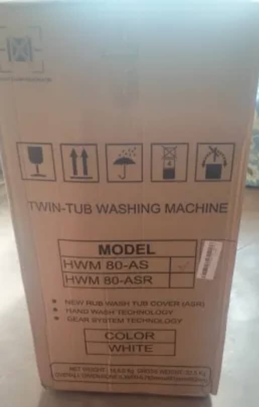 Haier Semi Auto Twin Tub Washing Machine 3