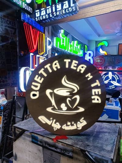 led sign board 3d sign NEON SIGN BOARD shields award medal