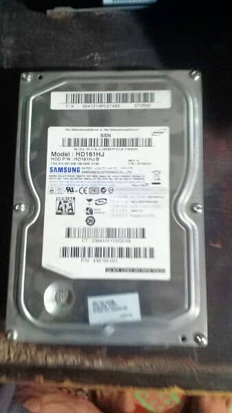 Ram 2 GB
Samsung 160GB hard Disk 5