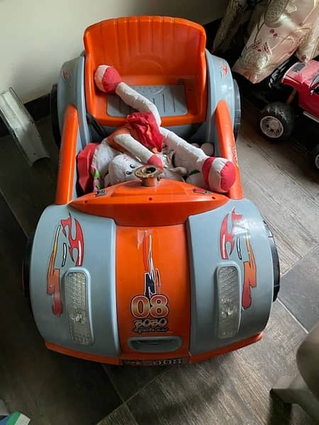 Imported good quality kids electric car (need battery and  steering) 0