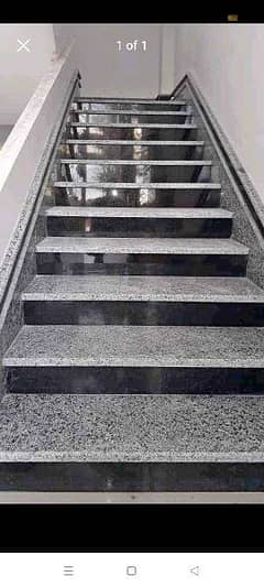 marble/granite stairs, kitchen top