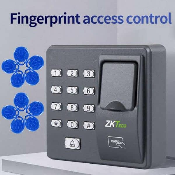 Zkteco Biometric Attendance machine & Door lock electric System 2