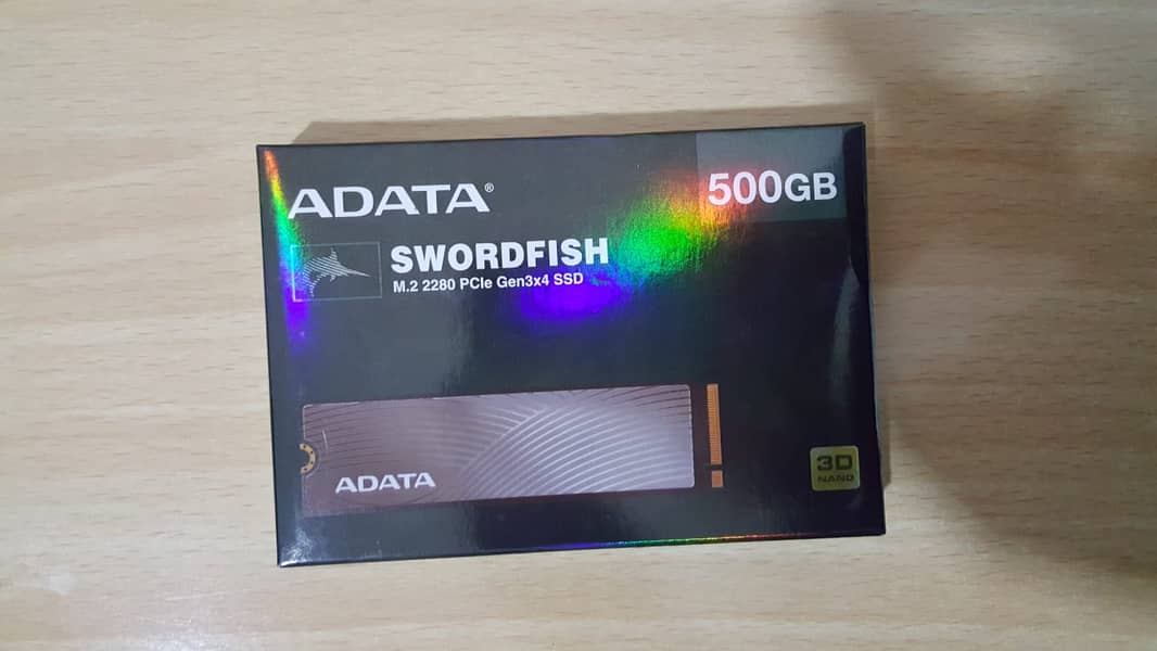 ADATA 500GB SWORDFISH PCIe M. 2 2280 Internal SSD 0