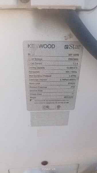 Kenwood Ac for Sell 1