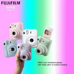FUJIFILM INSTAX Mini 12 Instant Film Camera with 20x Film Sheets Twin
