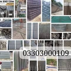welding mesh chain link fence Razor wire barbed wire jali pipe u clump