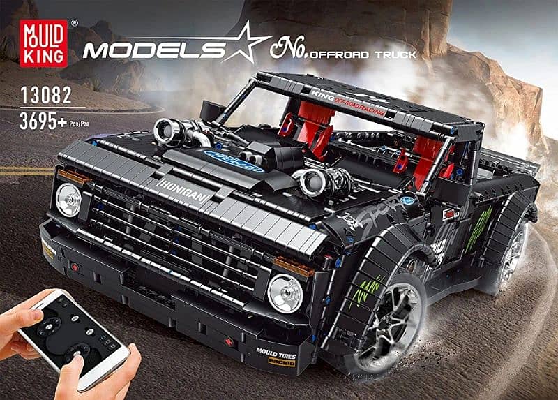 Mould King 13082 Technolgy Sports Car Building Blocks for Mustang f150 1