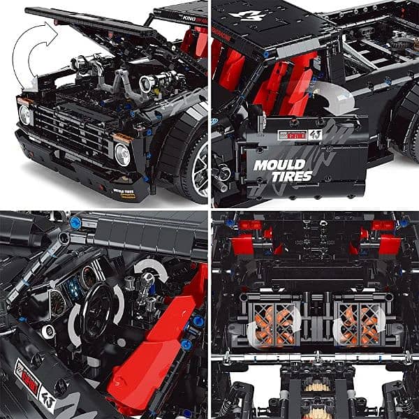 Mould King 13082 Technolgy Sports Car Building Blocks for Mustang f150 7