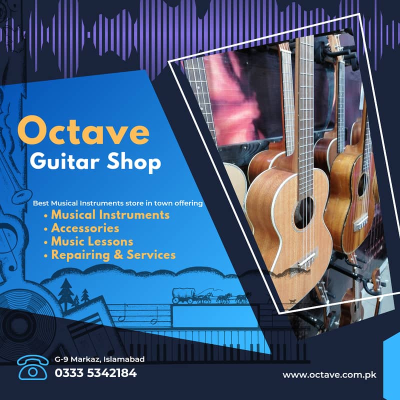 Solid wood Ukuleles at Octave Guitar in Islamabad Rawalpindi agt656 0