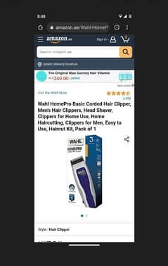 Hair Trimmer professional Brand Wahl
