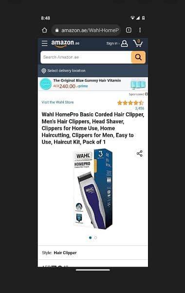 Hair Trimmer professional Brand Wahl 0