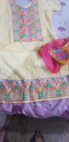 full embroidered  suit vhiken kari 0