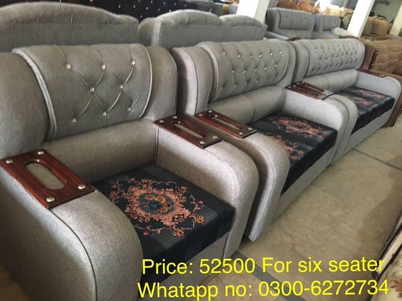 10 years warranty six seater sofa sets 13