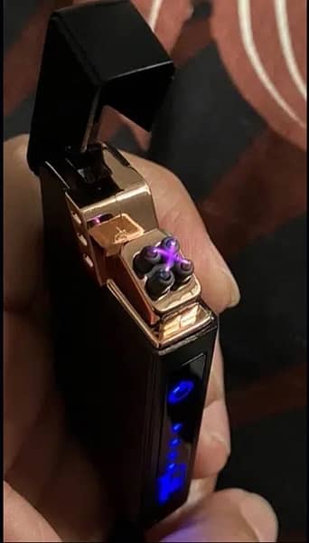 Beautiful in black arc/spark rechargeable touchable lighter, Stylish 2