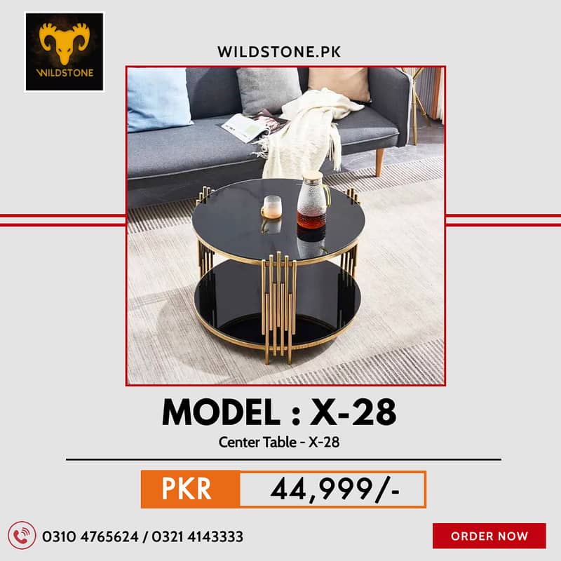 Modern Fancy Home decor,Nested tables, Coffee table 5