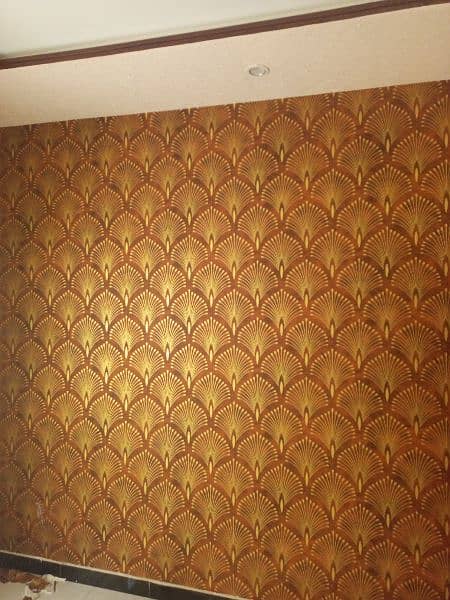 wallpaper pvc panel wooden floor vinyl floor 7