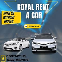 Without Drivers / Royal / Rent A Car / Self Drive