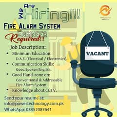 Fire alarm system Engineer