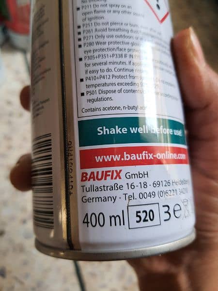 Baufix lacquer colour made in germany 1