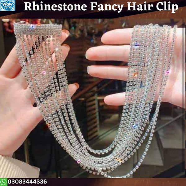 Korean Style Hair Claws Pearl Clip/ rhinestone clip 15
