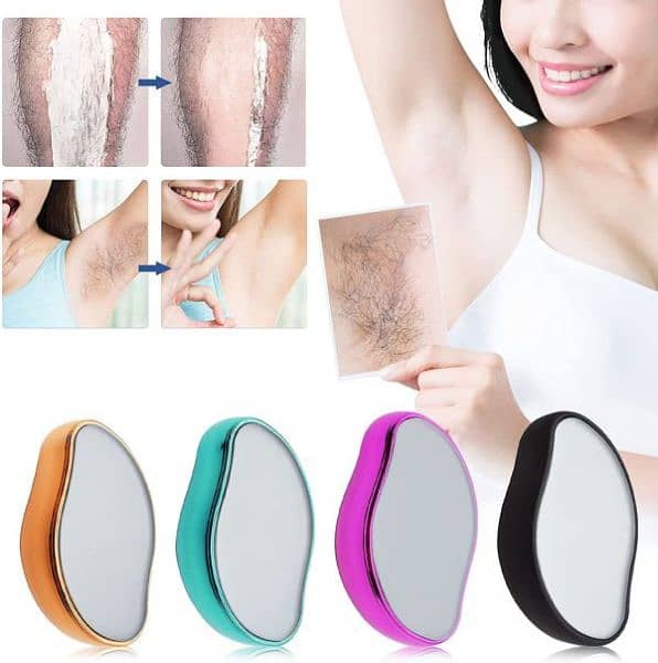 Painless Exfoliation Hair Removal Tool For Arms Legs 0