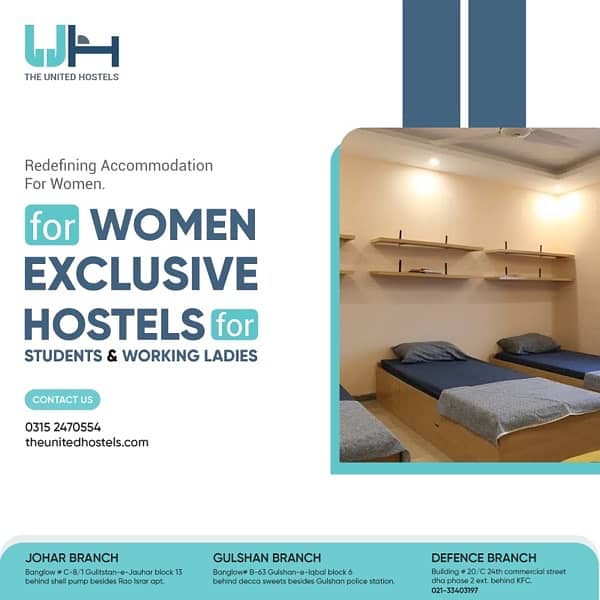 THE UNITED GIRLS HOSTELS-(dha branch ) 5