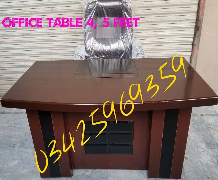 Office boss table top leather brand new furniture sofa chair work desk 3