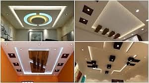 False Ceiling New Fancy Designs, Wallpaper, Flooring, Pvc Panel" 10