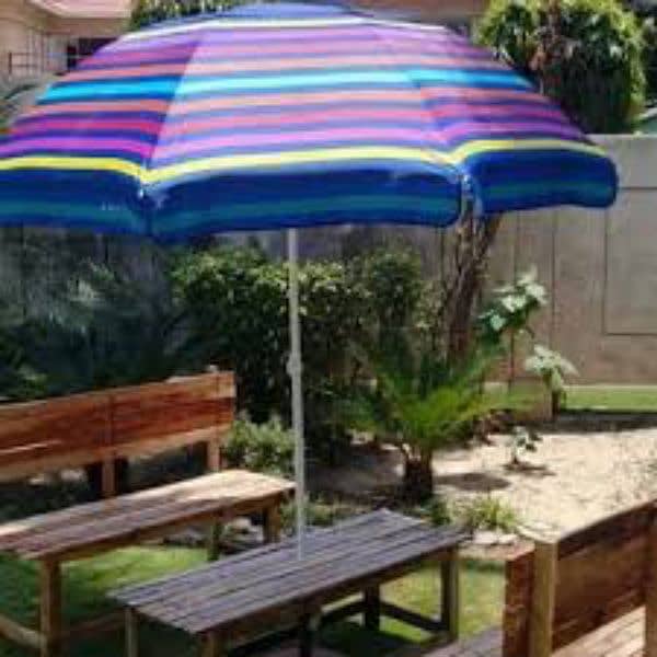 6/8/10 Foot HEAVY DUTY HIGH WIND Beach & Garden Umbrella 2