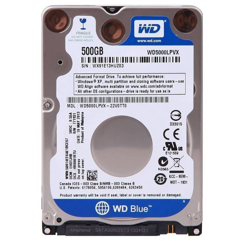 2.5 inch Laptop Hard Drive Internal Hard Disk Drive 80GB 5