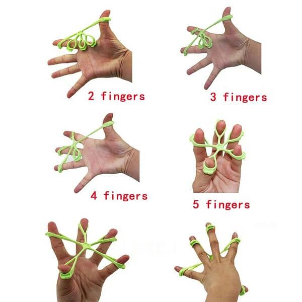 Hand Gripper Silicon Finger Expandar 3