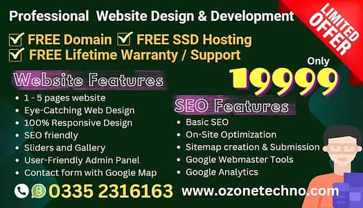Professional Website Design | Web Development | Ecommerce development 0