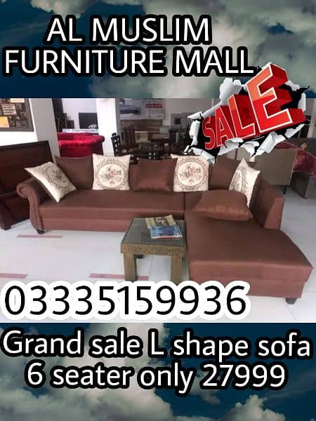 L SHAPE TOP QUALITY L SHAPE SOFA SET 0