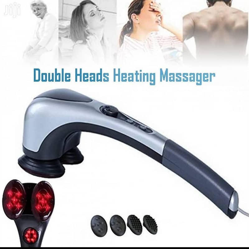 Original Twin Heads Infrared Heating Vibrating Massager Machine 2