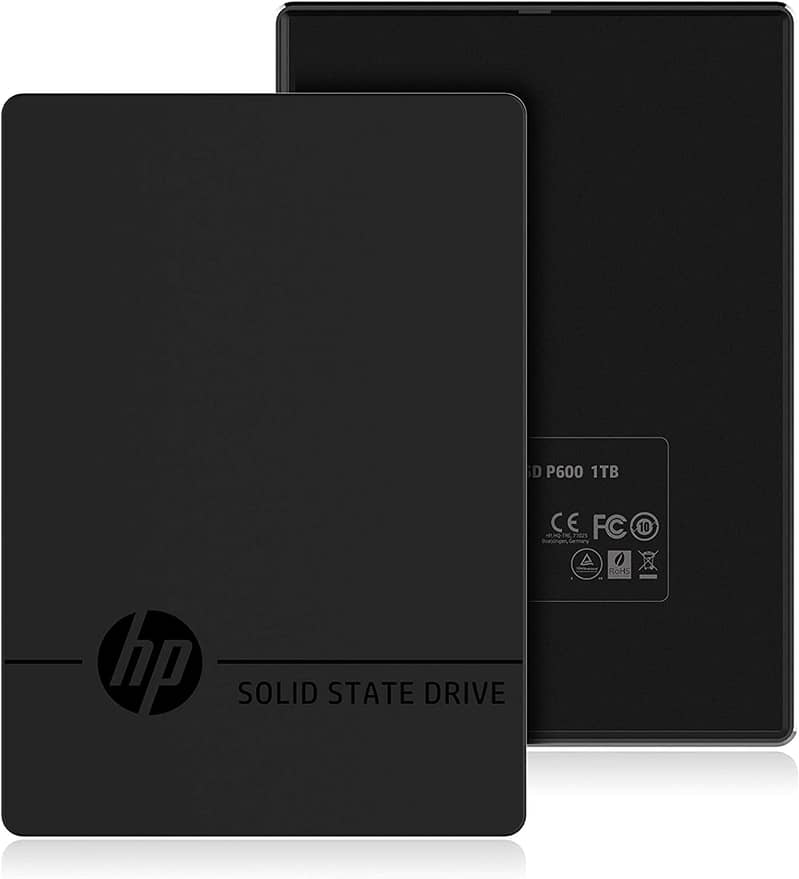 HP 1TB Portable Hard drive SSD P600 Black 5