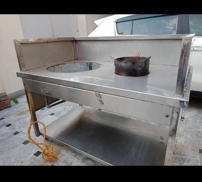 restaurant Saman for sale, biryani burger counter, bar bq angeethi etc