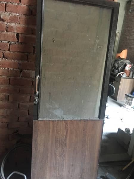 Half Glass and half wooden  door 3