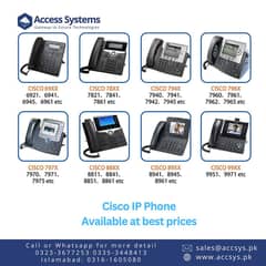 Cisco IP Phone 7940 |7965 |8841 |7821 Polycom VVX500 | VVX410 | VVX310