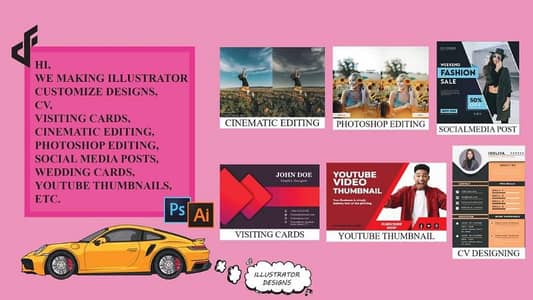 graphic designing all work i do