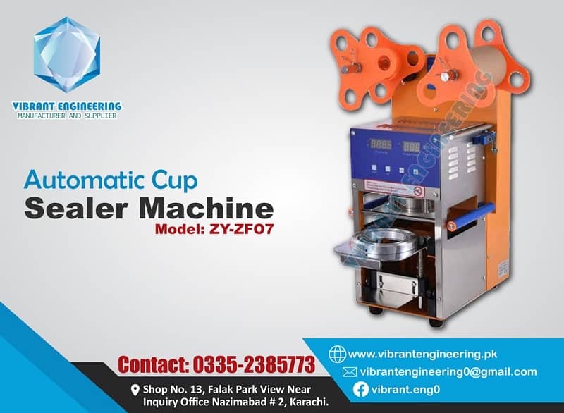 Manual Plastic Cup Sealing Machine | Raita, Juice,Jelly Sealer Packing 2