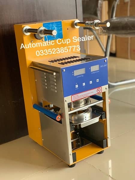 Manual Plastic Cup Sealing Machine | Raita, Juice,Jelly Sealer Packing 8