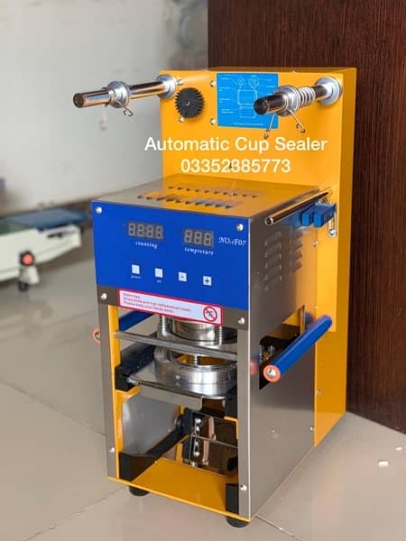 Manual Plastic Cup Sealing Machine | Raita, Juice,Jelly Sealer Packing 9