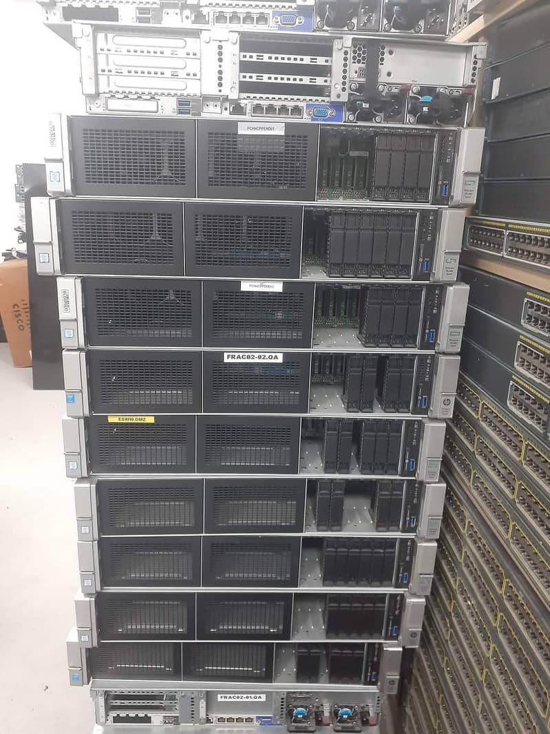 HP, Dell, Cisco, Fortinet - Server, Switch, Router, Firewall, WLC & AP 7